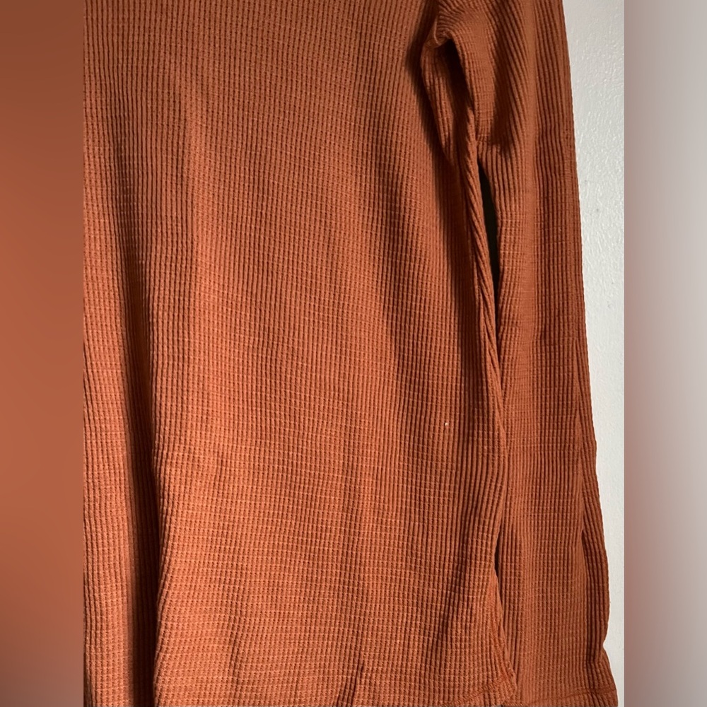 ANTHROPOLOGIE T. La Nadia Cut-Out Waffle Tunic - Picture 9 of 12